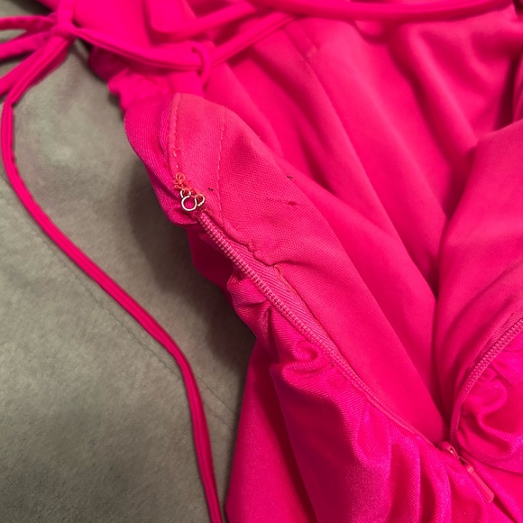 NOX Anabel DRESS Fusia hot pink, altered size 2 - Picture 13 of 15